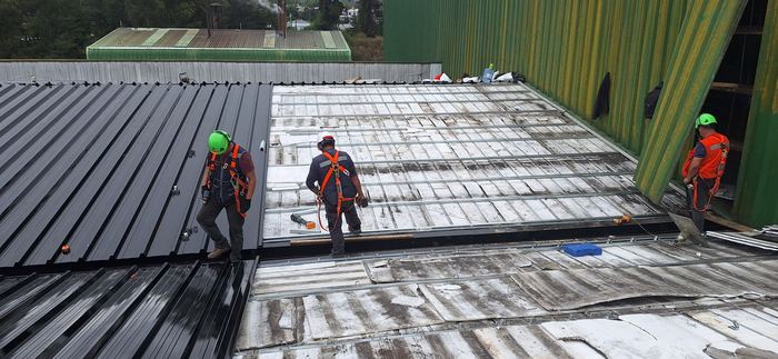 Cambio de Techumbre Prolesur — Constructora Avenz, Los Lagos