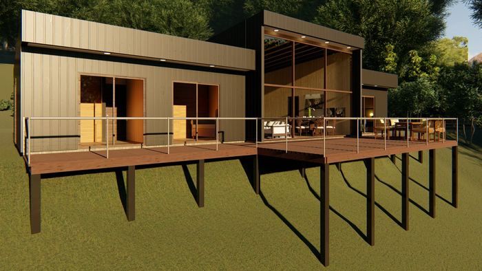 Diseño y Modelado 3D — Constructora Avenz, Región de Los Ríos