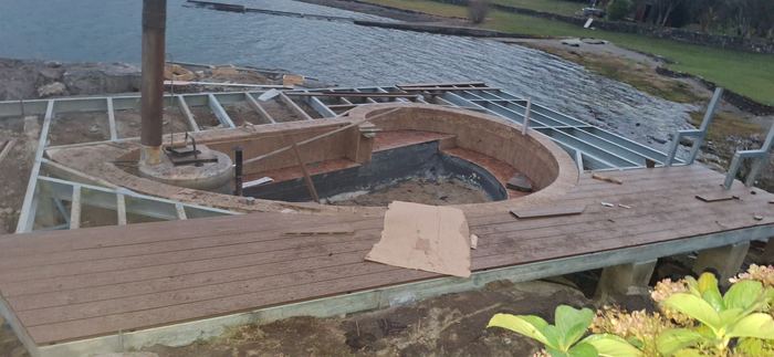 Remodelación Terraza Termas — Constructora Avenz, Termas
